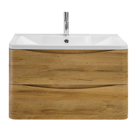 Тумба с раковиной подвесная BelBagno ACQUA 80 Rovere Rustico, раковина белая - фото, отзывы, цена