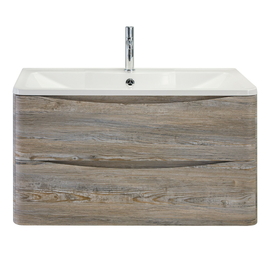 Тумба с раковиной подвесная BelBagno ACQUA 90 Серое дерево, раковина белая - фото, отзывы, цена