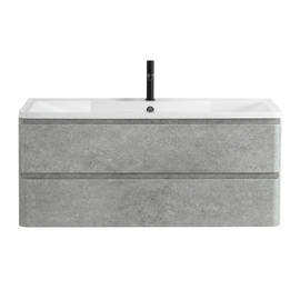 Тумба с раковиной подвесная BelBagno ALBANO 120 Cemento Verona Grigio, раковина белая - фото, отзывы, цена