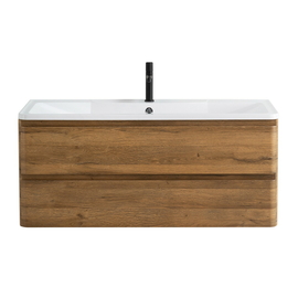 Тумба с раковиной подвесная BelBagno ALBANO 120 Rovere Rustico, раковина белая - фото, отзывы, цена