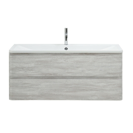 Тумба с раковиной подвесная BelBagno ALBANO 120 Rovere Vintage Bianco, раковина белая - фото, отзывы, цена