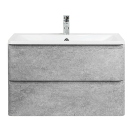 Тумба с раковиной подвесная BelBagno ALBANO 90 Cemento Verona Grigio, раковина белая - фото, отзывы, цена