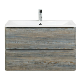 Тумба с раковиной подвесная BelBagno ALBANO 90 Серое дерево, раковина белая - фото, отзывы, цена