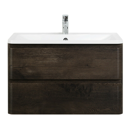 Тумба с раковиной подвесная BelBagno ALBANO 90 Rovere Nature Grigio, раковина белая - фото, отзывы, цена