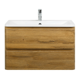 Тумба с раковиной подвесная BelBagno ALBANO 90 Rovere Rustico, раковина белая - фото, отзывы, цена