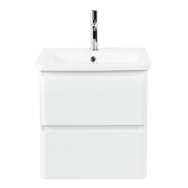 Тумба с раковиной подвесная BelBagno ALBANO-CER 50 Bianco Lucido, раковина белая - фото, отзывы, цена