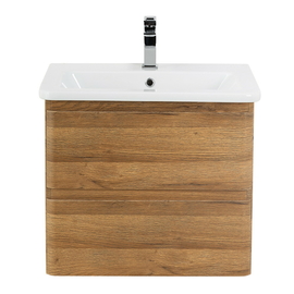 Тумба с раковиной подвесная BelBagno ALBANO-CER 50 Rovere Rustico, раковина белая - фото, отзывы, цена