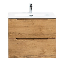 Тумба с раковиной подвесная BelBagno ETNA 60 Rovere Nature, раковина белая - фото, отзывы, цена