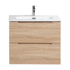 Тумба с раковиной подвесная BelBagno ETNA 60 Rovere Bianco, раковина белая - фото, отзывы, цена