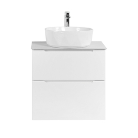 Тумба со столешницей и накладной раковиной подвесная BelBagno ETNA-H60 60 Bianco Lucido - фото, отзывы, цена