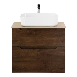 Тумба со столешницей и накладной раковиной подвесная BelBagno ETNA-H60 60 Rovere Moro - фото, отзывы, цена