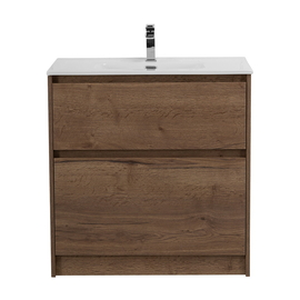 Тумба с раковиной напольная BelBagno KRAFT 39 70 Rovere Tabacco, раковина белая - фото, отзывы, цена