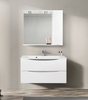 Зеркальный шкаф подвесной BelBagno MARINO-SPC-900/750-1A-BL-P-R - фото, отзывы, цена