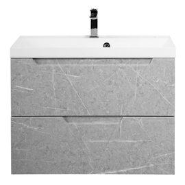 Тумба с раковиной подвесная BelBagno VITTORIA 80 Toros Bianco, раковина белая - фото, отзывы, цена