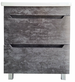 Тумба Emmy Стоун 80 2 ящика с умывальником Como 80 - фото, отзывы, цена