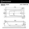 Ванна акриловая Whitecross Wave 175x70, 0101.175070.100 - фото, отзывы, цена