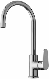 Смеситель для мойки Paffoni с поворотным изливом, хром, GR180CR - фото, отзывы, цена