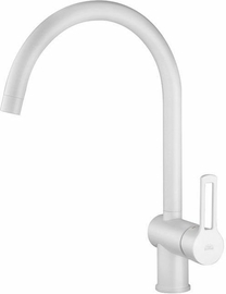 Смеситель для мойки Paffoni с поворотным изливом, белый матовый, RIN180BO - фото, отзывы, цена