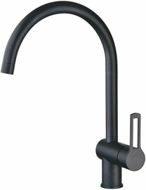 Смеситель для мойки Paffoni с поворотным изливом, черный матовый, RIN180NO - фото, отзывы, цена