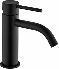 Смеситель для раковины Paffoni без донного клапана, черный матовый, LIG071NO - фото, отзывы, цена