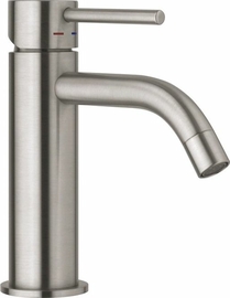 Смеситель для раковины Paffoni без донного клапана, Steel looking, LIG071ST - фото, отзывы, цена