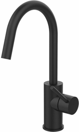 Смеситель для раковины Paffoni с поворотным изливом без донного клапана, черный матовый, LIG078NO - фото, отзывы, цена