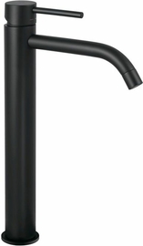 Смеситель высокий для раковины Paffoni без донного клапана, черный матовый, LIG081NO - фото, отзывы, цена