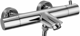 Смеситель для ванны Paffoni термостатический без душевого набора, хром, LIQ022CR - фото, отзывы, цена