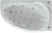 Ванна акриловая Акватек Бетта 170 R с гидромассажем спины BET170-0000009 - фото, отзывы, цена
