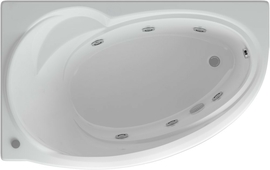 Ванна акриловая Aquatek Бетта 170 L с гидромассажем BET170-0000012 - фото, отзывы, цена