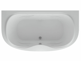 Ванна акриловая Aquatek Мелисса 180х95, вклеенный каркас, MEL180-0000031 - фото, отзывы, цена