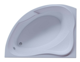 Ванна акриловая Aquatek Альтаир 158x119, левая, с вклеенным каркасом, с фронтальным экраном, без гидромассажа - фото, отзывы, цена