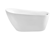 Ванна акриловая Aquatek Лагуна AQ-K133778WT, отдельностоящая, 170x78, со сливом, с ножками - фото, отзывы, цена