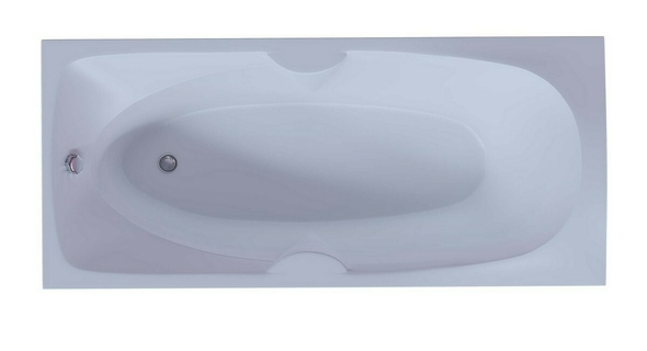 Ванна акриловая Aquatek Европа 180x80, слив слева, с вклеенным каркасом, с фронтальным экраном, без гидромассажа - фото, отзывы, цена