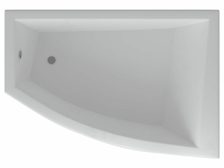 Ванна акриловая Акватек Оракул 180х125, правая, вклеенный каркас, ORK180-0000009 - фото, отзывы, цена