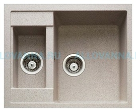 Мойка мраморная GranFest QUADRO GF-Q610K - фото, отзывы, цена