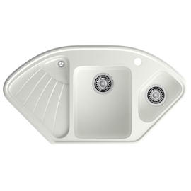 Кухонная мойка GranFest Corner 1040E, иней - фото, отзывы, цена