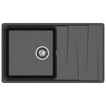 Кухонная мойка GranFest Level 860L, черный - фото, отзывы, цена
