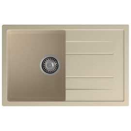 Кухонная мойка GranFest Quadro 780L, кашемир - фото, отзывы, цена