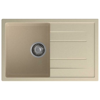 Кухонная мойка GranFest Quadro 780L, кашемир - фото, отзывы, цена
