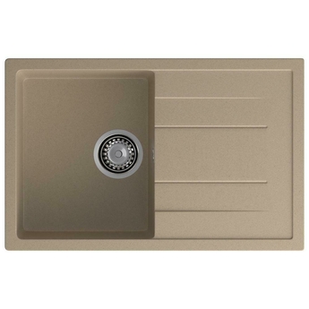Кухонная мойка GranFest Quadro 780L, песочный - фото, отзывы, цена
