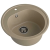 Кухонная мойка GranFest Rondo 510, песочный - фото, отзывы, цена