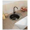 Кухонная мойка GranFest Rondo 580L, черный - фото, отзывы, цена