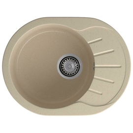 Кухонная мойка GranFest Rondo 580L, кашемир - фото, отзывы, цена