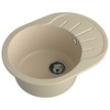 Кухонная мойка GranFest Rondo 580L, кашемир - фото, отзывы, цена