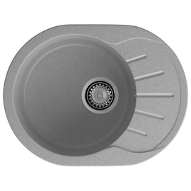 Кухонная мойка GranFest Rondo 580L, серый - фото, отзывы, цена