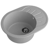 Кухонная мойка GranFest Rondo 580L, серый - фото, отзывы, цена