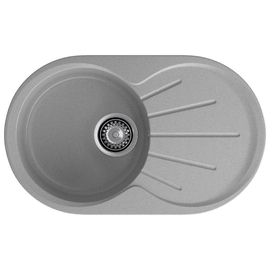 Кухонная мойка GranFest Rondo 750L, серый - фото, отзывы, цена