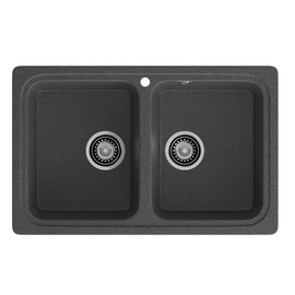 Кухонная мойка GranFest Standart 780K, графит - фото, отзывы, цена