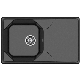 Кухонная мойка GranFest Unique 840L, черный - фото, отзывы, цена